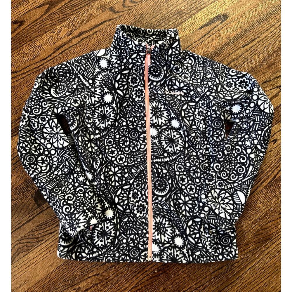 Girls Columbia Fleece Full Zip Jacket - Large (14/16)